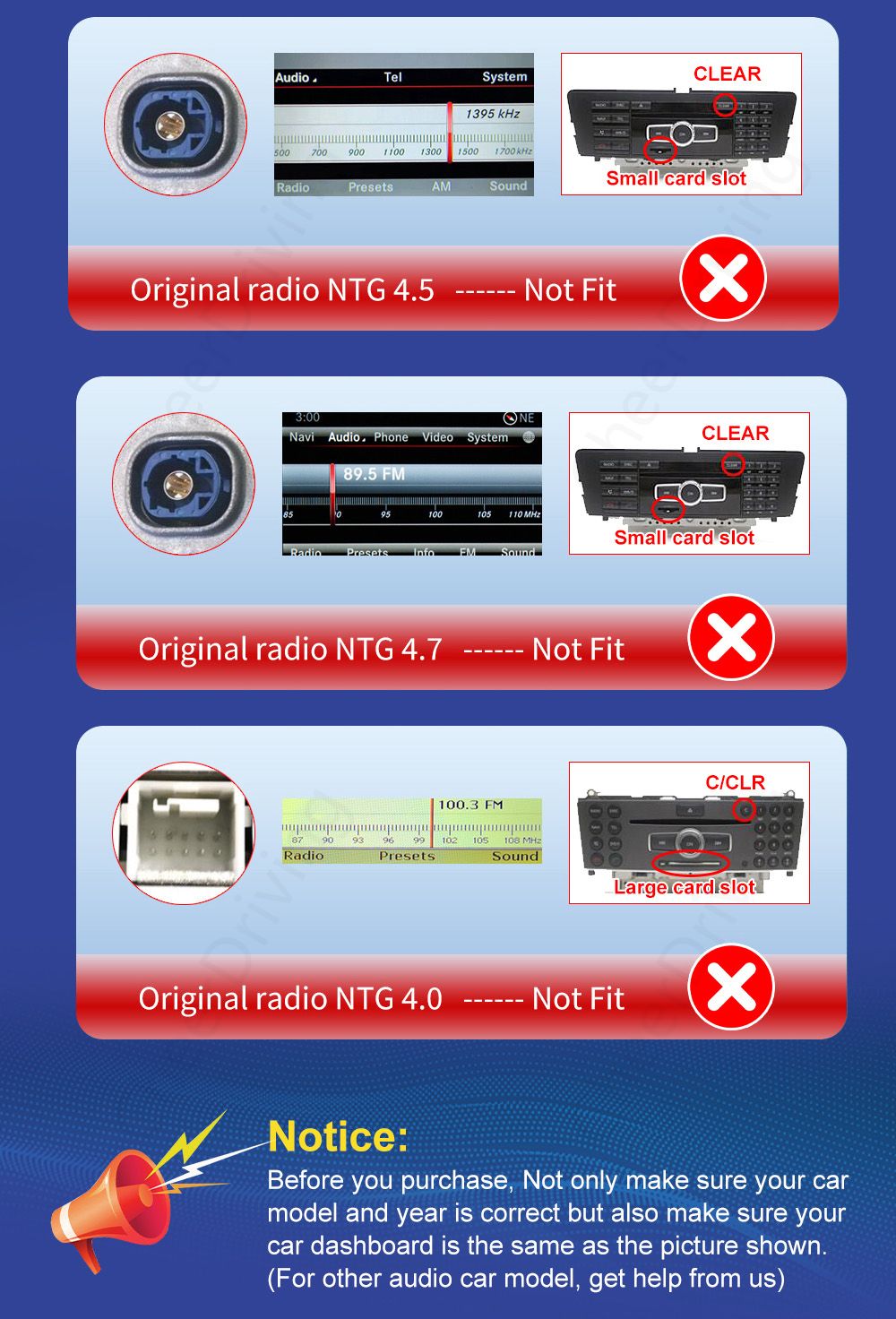Mercedes G Class 10.25" Apple CarPlay / Android Auto Screen Upgrade