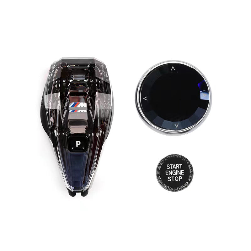 BMW 2 Series F22 F23 | Crystal Replacement Gear Shifter Selector + Start Button + iDrive Controller Button (Copy) (Copy)