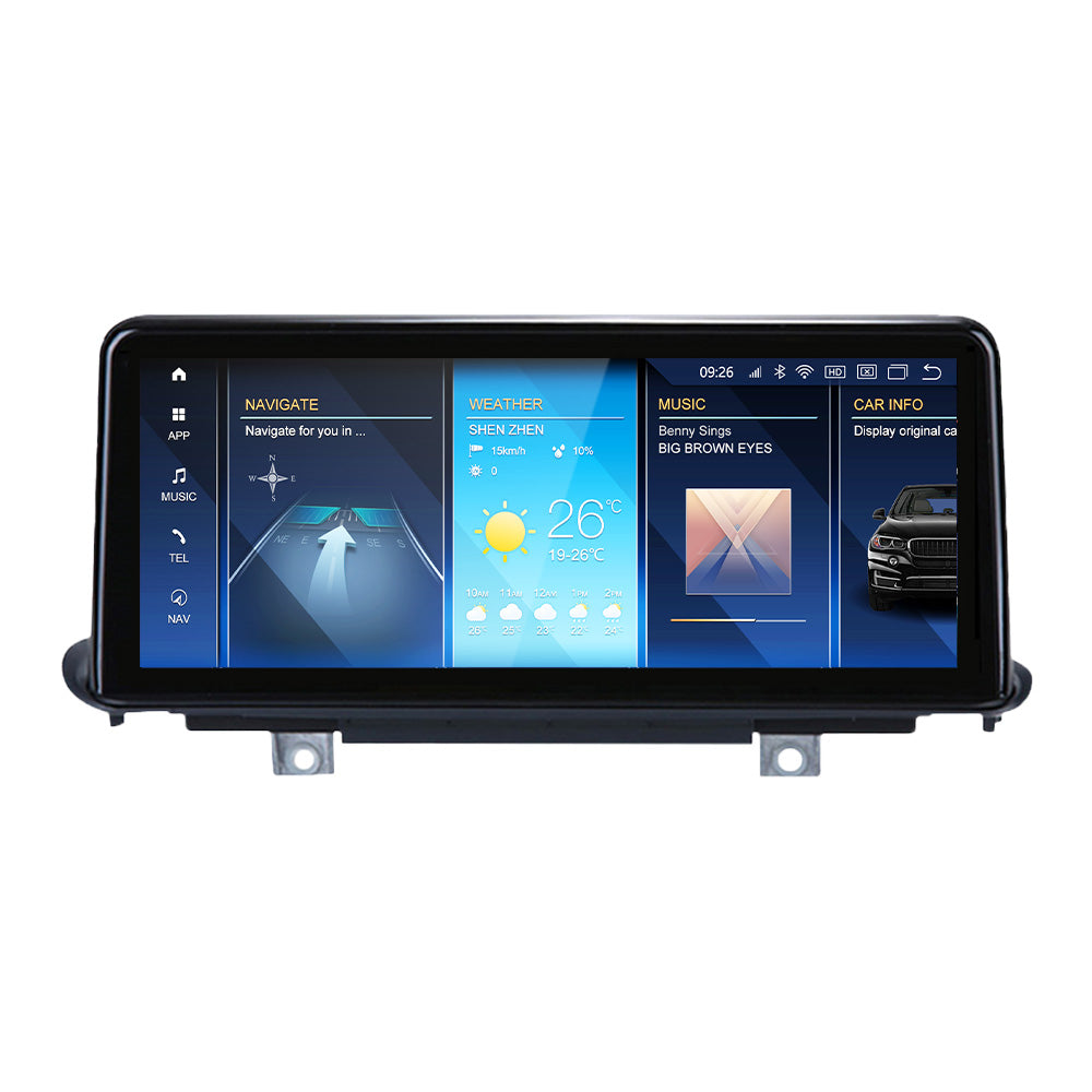 BMW X5 X6 F15 F16 | 10.25” Android 14 Display with Built in Apple CarPlay & Android Auto