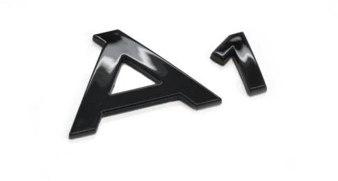 Gloss Black Audi A1 Rear Badge