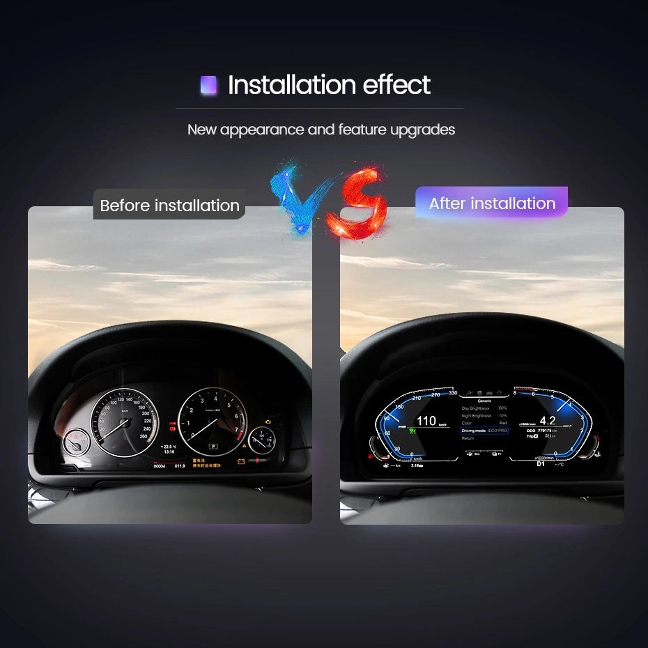 BMW 4 Series F32 F33 F36 Series Digital LCD Speed Cluster