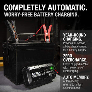 NOCO Genius10 10 Amp Smart Battery Charger & Maintainer