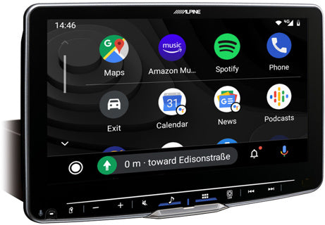 Alpine iLX‑F905D Halo 9 9″ Digital Media Receiver (DAB+, Wireless CarPlay & Android Auto)