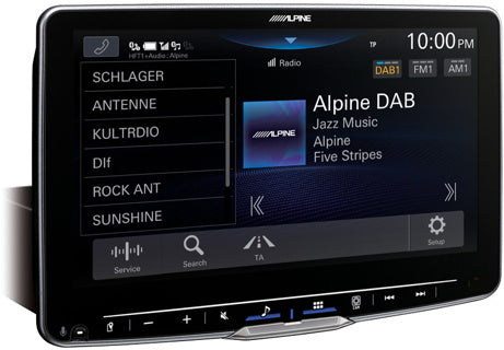 Alpine iLX‑F905D Halo 9 9″ Digital Media Receiver (DAB+, Wireless CarPlay & Android Auto)