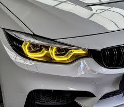BMW 4 Series (F32/F33) CSL Yellow DRL Headlight Module Replacements (Xenon Headlight)