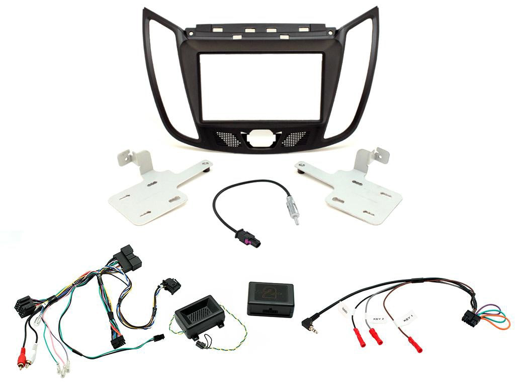 Connects2 Complete Double Din Fitting Kit for Ford Kuga (2013-2019)