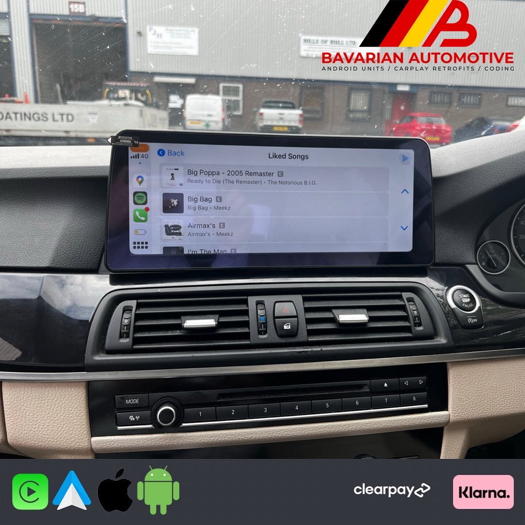 BMW 12.3" Android 13 Touchscreen System Upgrade BMW 5 Series (F10 F11)