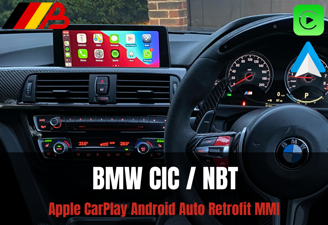 BMW CIC NBT Wireless Apple Carplay Android Auto Retrofit MMI