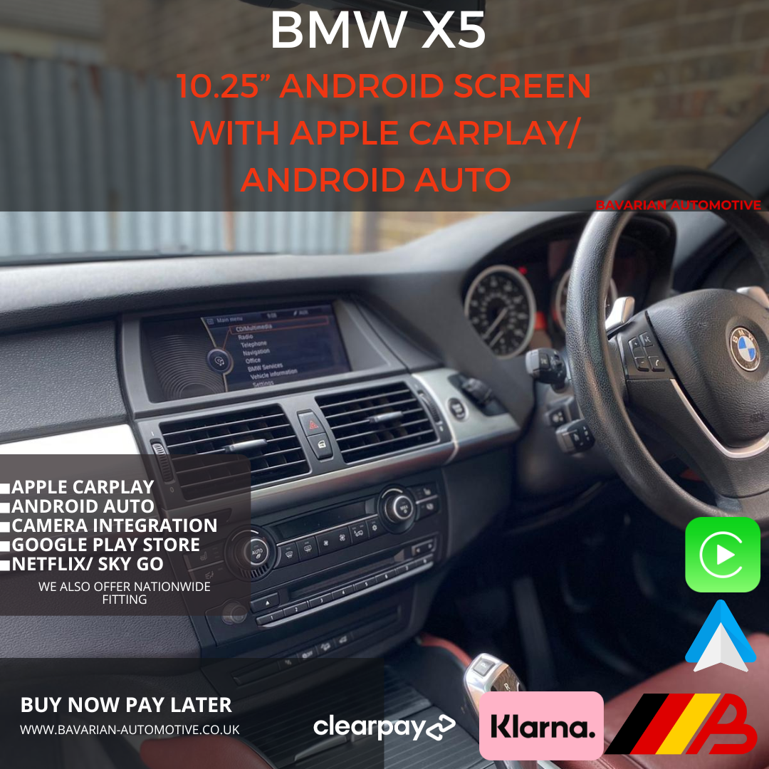 BMW E70/71 (X5/X6) | 10.25” Android 13 Display Upgrade - Apple CarPlay & Android Auto