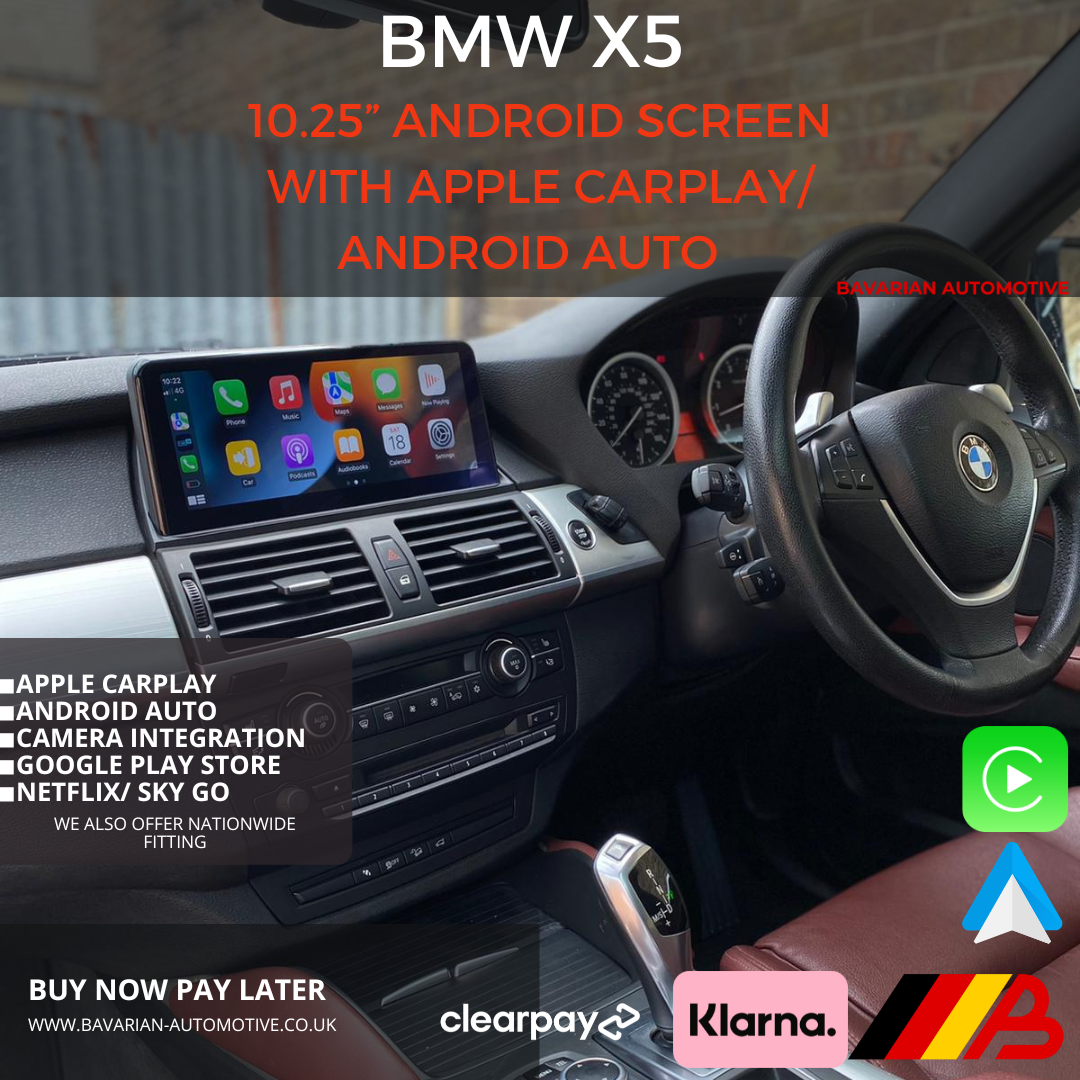 BMW E70/71 (X5/X6) | 10.25” Android 13 Display Upgrade - Apple CarPlay & Android Auto