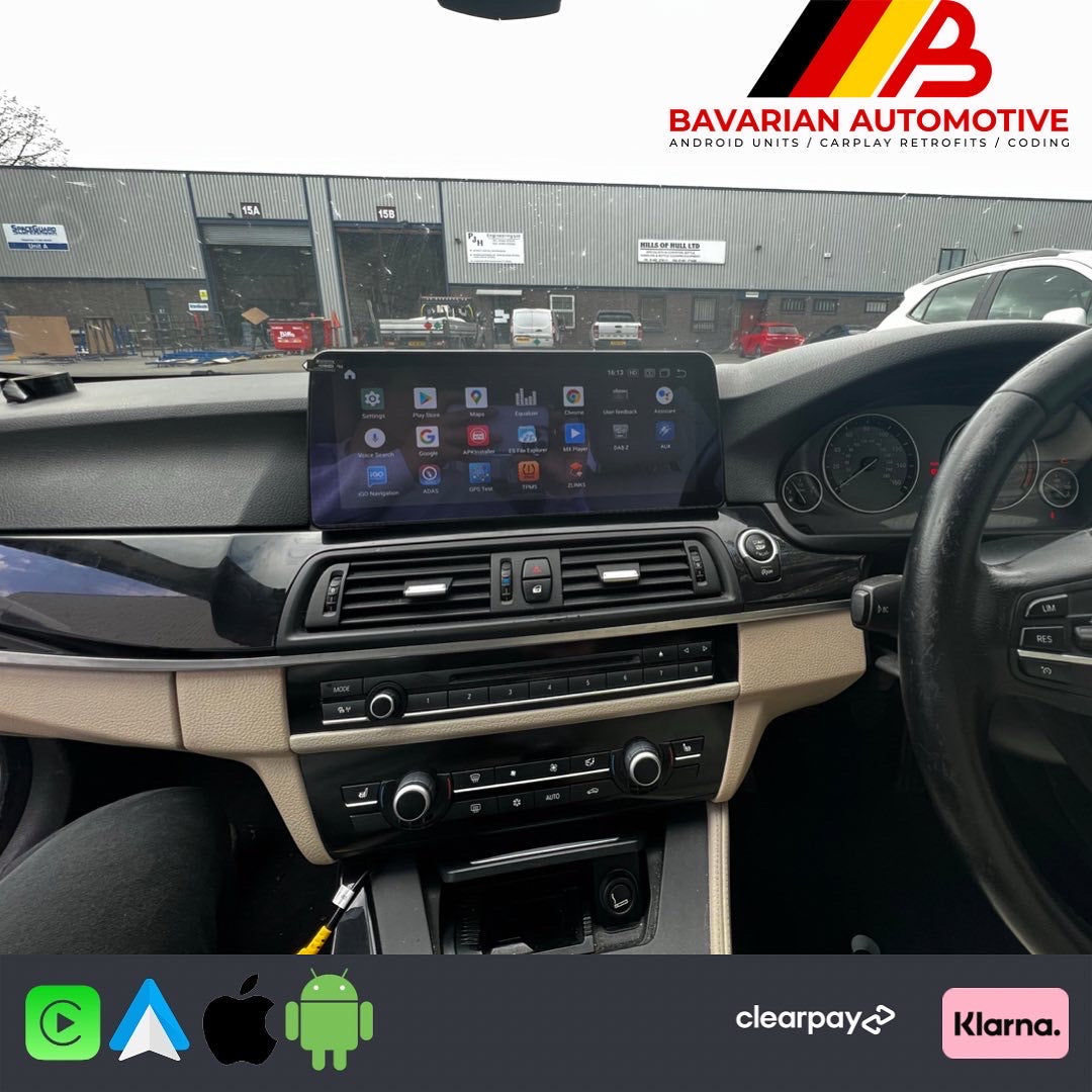 BMW 12.3" Android 13 Touchscreen System Upgrade BMW 5 Series (F10 F11)