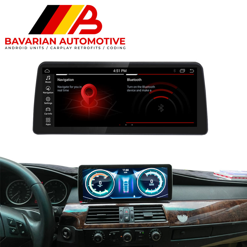 BMW 12.3" Android Touchscreen Android 14 System for BMW 5 Series  (E60 E61) CCC CIC