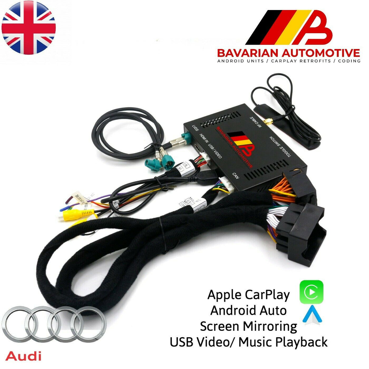 Audi Wireless CarPlay MMI Interface Unit for Apple CarPlay & Android Auto (Audi MIB / MIB2)