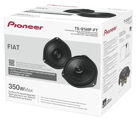 Pioneer TS-Q160F-FT 6.5" Coaxial Speakers for Fiat, Alfa Romeo & Vauxhall