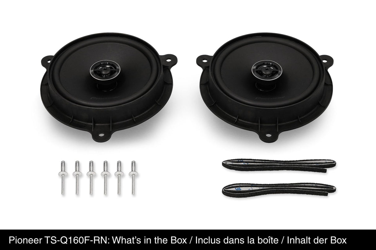 Pioneer TS-Q160F-RN 6.5" Coaxial Speakers for Renault, Nissan, Dacia & Lada