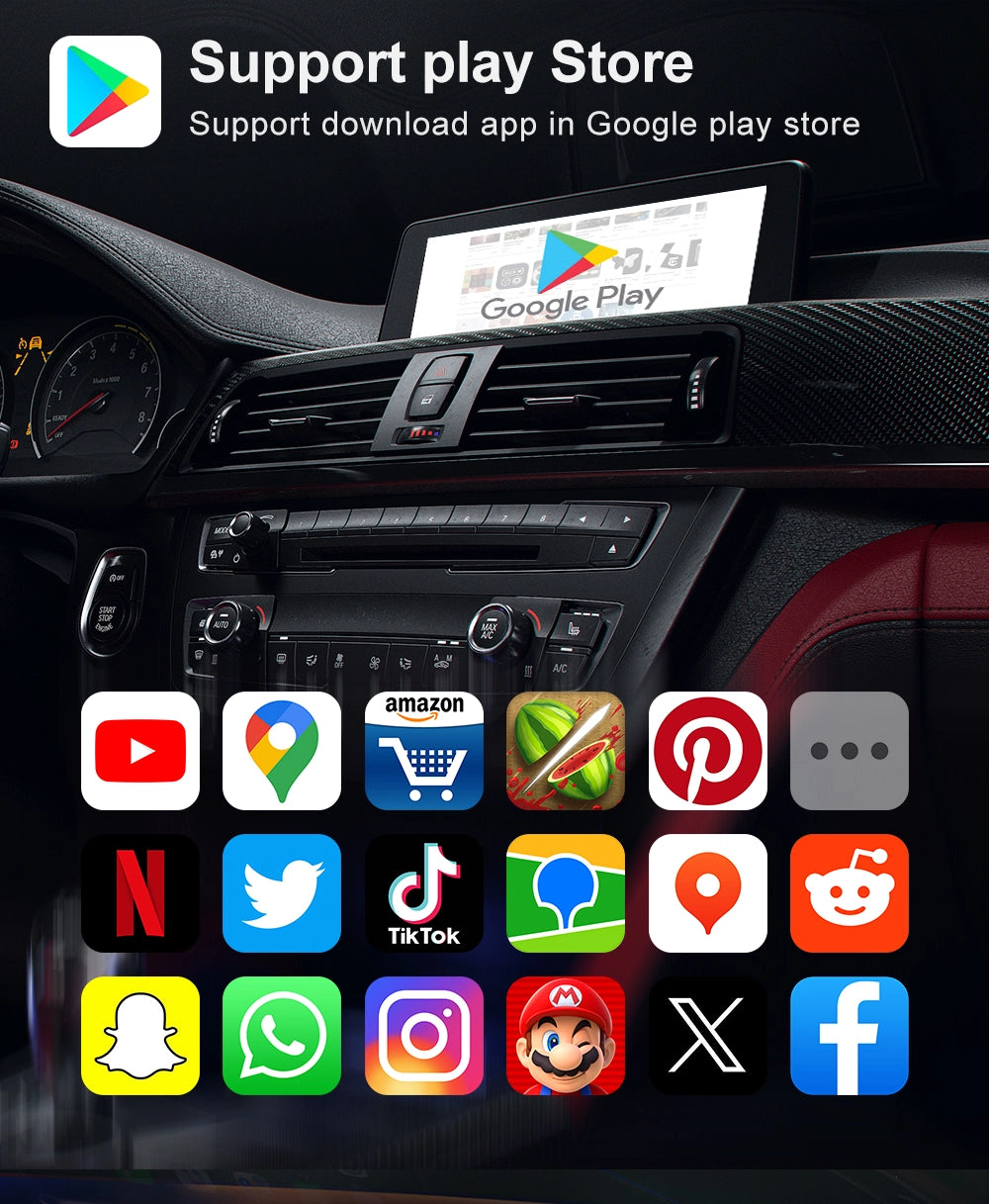 Android 13 8+128G Android CarPlay AI MMB Box for BMW