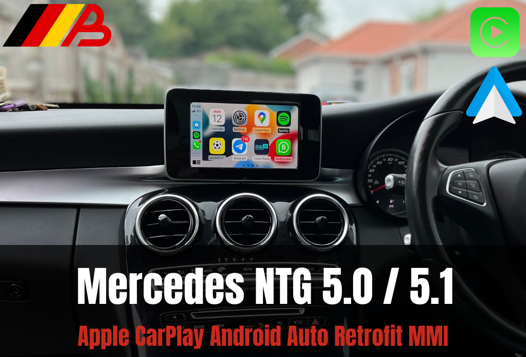 Mercedes NTG 6 Wireless Apple CarPlay Android Auto Retrofit
