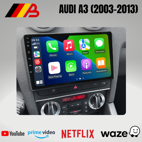 AUDI A3 8P | Android 13 | Touchscreen Headunit (2003-2012)