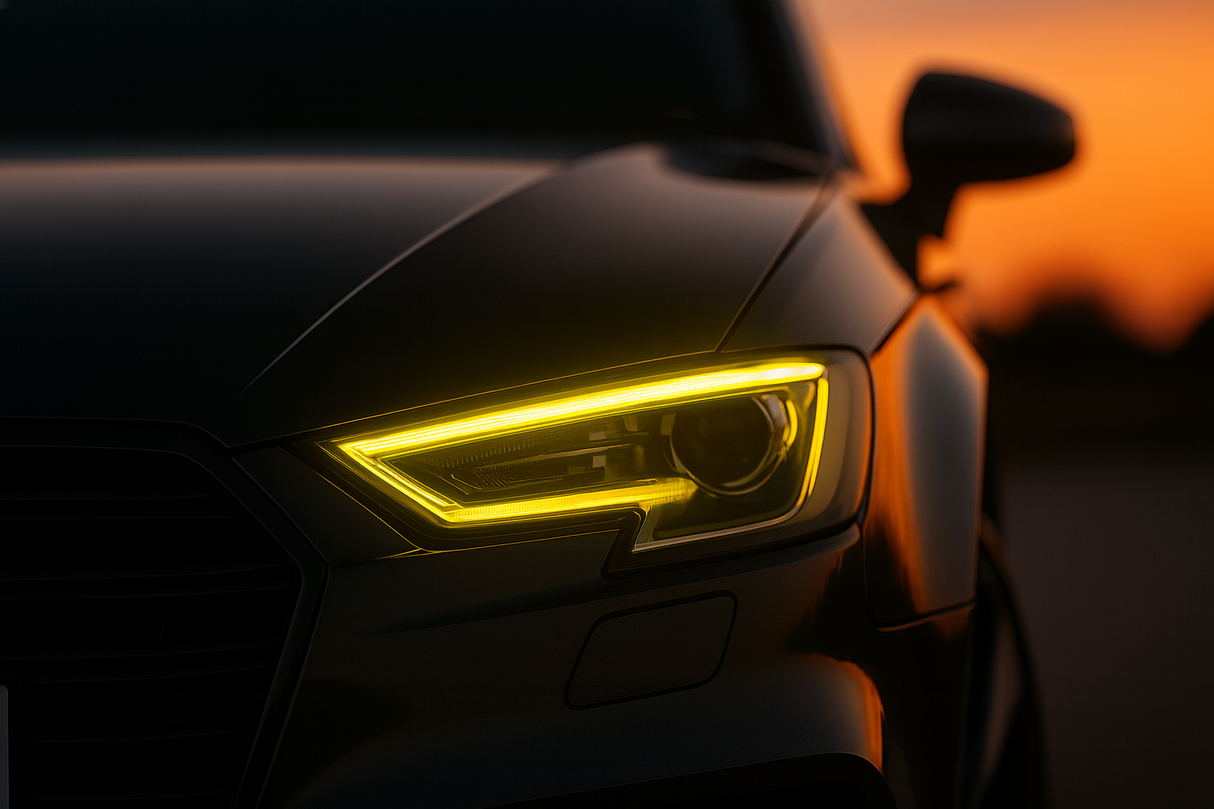 Audi A3 / S3 / RS3 (2017–2020) Yellow DRL Headlight Upgrade
