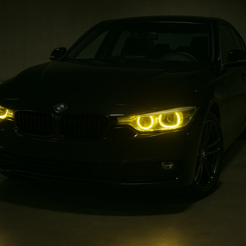 BMW 3 Series GT F34 (2013–2016) Yellow DRL / Demon Eyes Headlight Upgrade