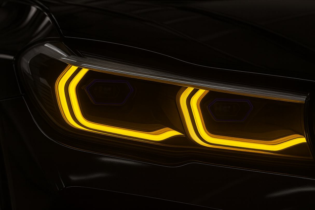 BMW 7 Series G11 / G12 (2019–2022) Yellow DRL Headlight Upgrade
