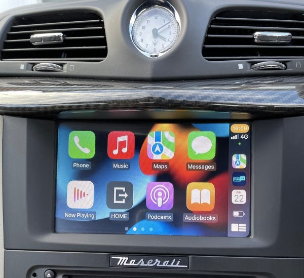 Maserati Wireless Apple CarPlay Android Auto Interface (Ghibli/Quattroporte 2014-2016)