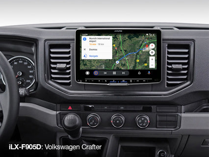 Alpine iLX‑F905D Halo 9 9″ Digital Media Receiver (DAB+, Wireless CarPlay & Android Auto)