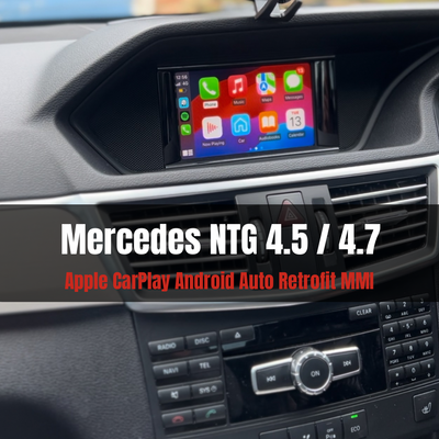 Mercedes NTG 4.5/4.7/5 Wireless Apple CarPlay Android Auto Interface