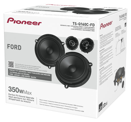 Pioneer TS-Q160C-FD 6.5" Component Speakers for Ford & Mazda