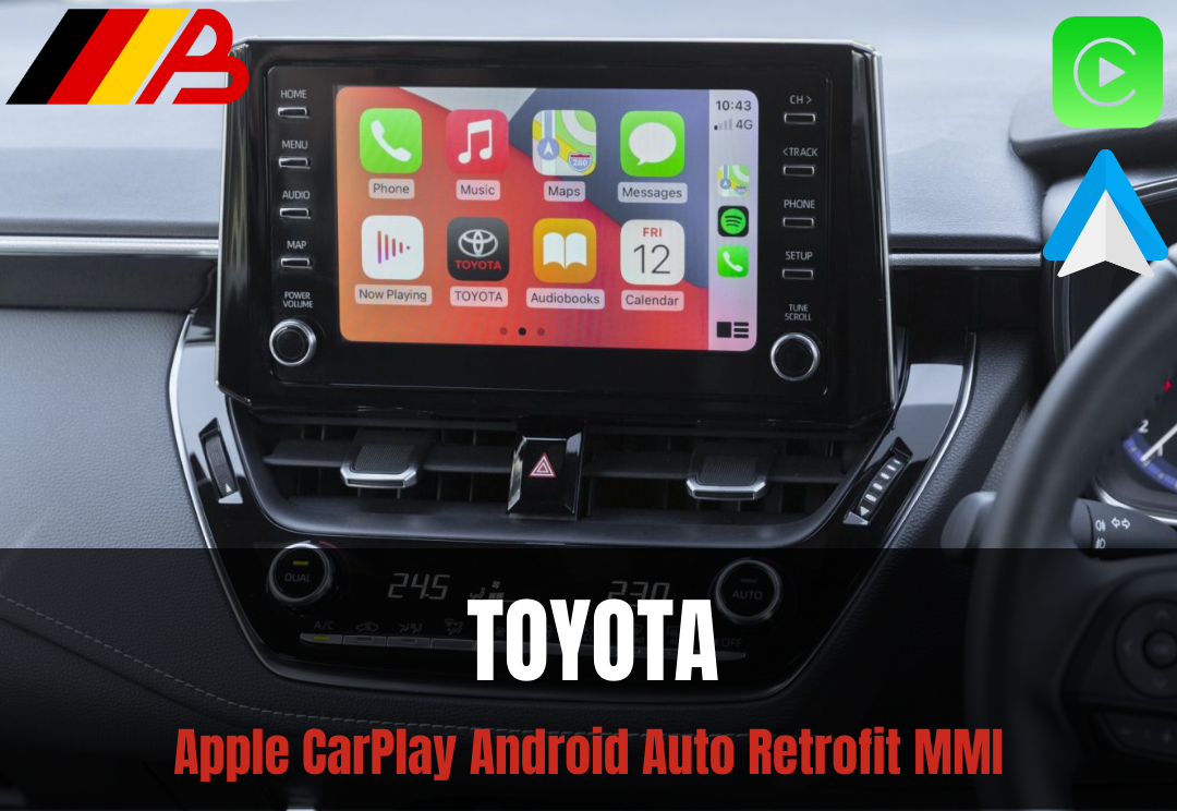 Toyota Wireless Apple Carplay & Android Auto Retrofit MMI Upgrade Module (Touch 2, Entune 2.0)