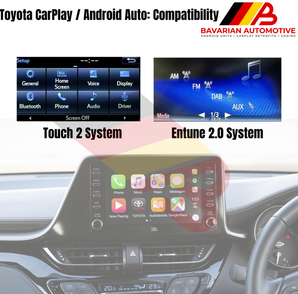 Toyota Wireless Apple Carplay & Android Auto Retrofit MMI Upgrade Module  (Touch 2, Entune 2.0) - Bavarian Automotive