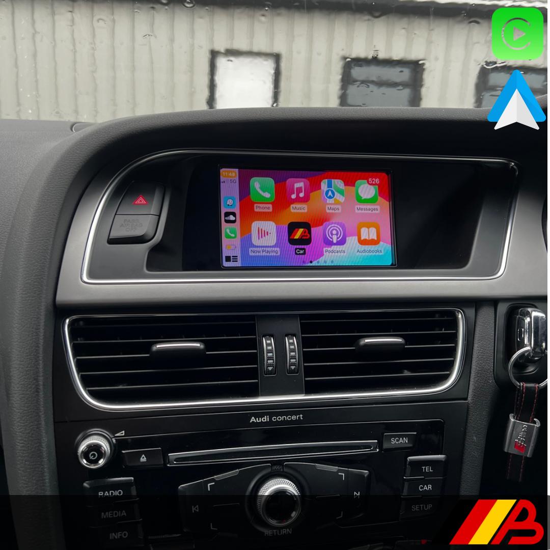 Audi Wireless Apple CarPlay Android Auto MMI Retrofit  (Concert / Symphony (A4 A5 Q5))