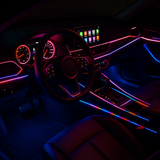 18-in-1 RGB Ambient Lighting Kit – Dashboard & Door Trim Interior LED (APP Controlled)