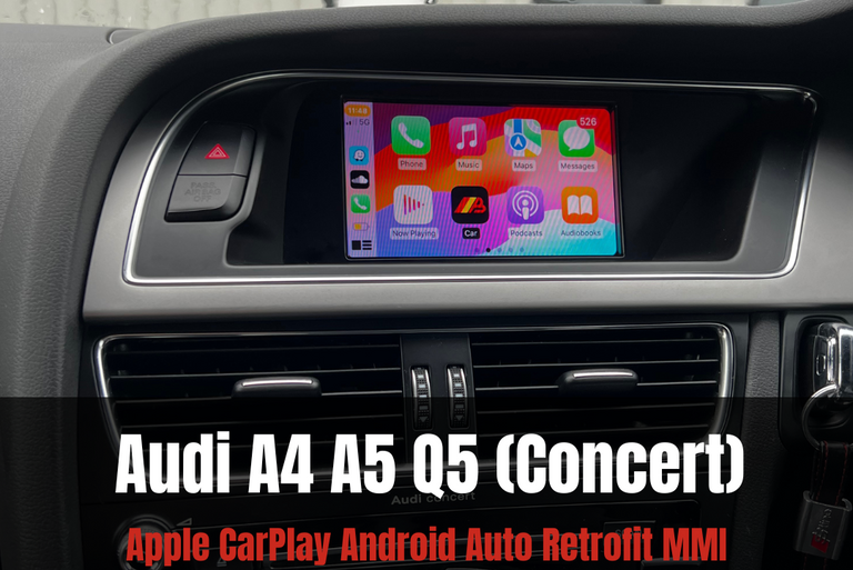 Audi Wireless Apple CarPlay Android Auto MMI Retrofit (Concert / Symph -  Bavarian Automotive