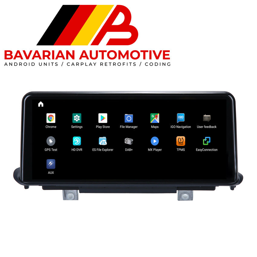 BMW X5 X6 F15 F16  10.25” Android 12 Display with Built in Apple