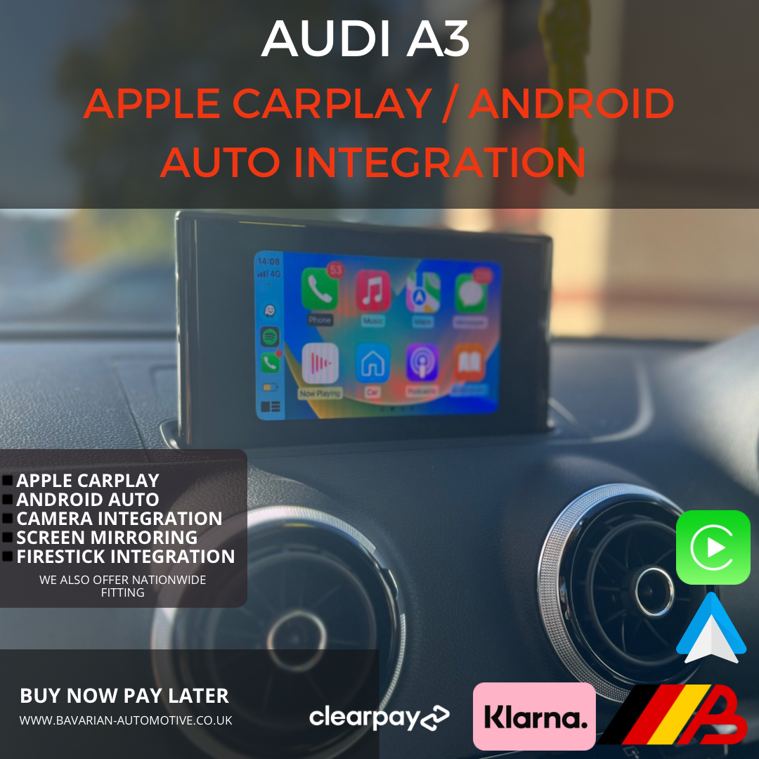 Audi A3 8V Wireless Apple CarPlay Android Auto Retrofit Interface (2013-2018)