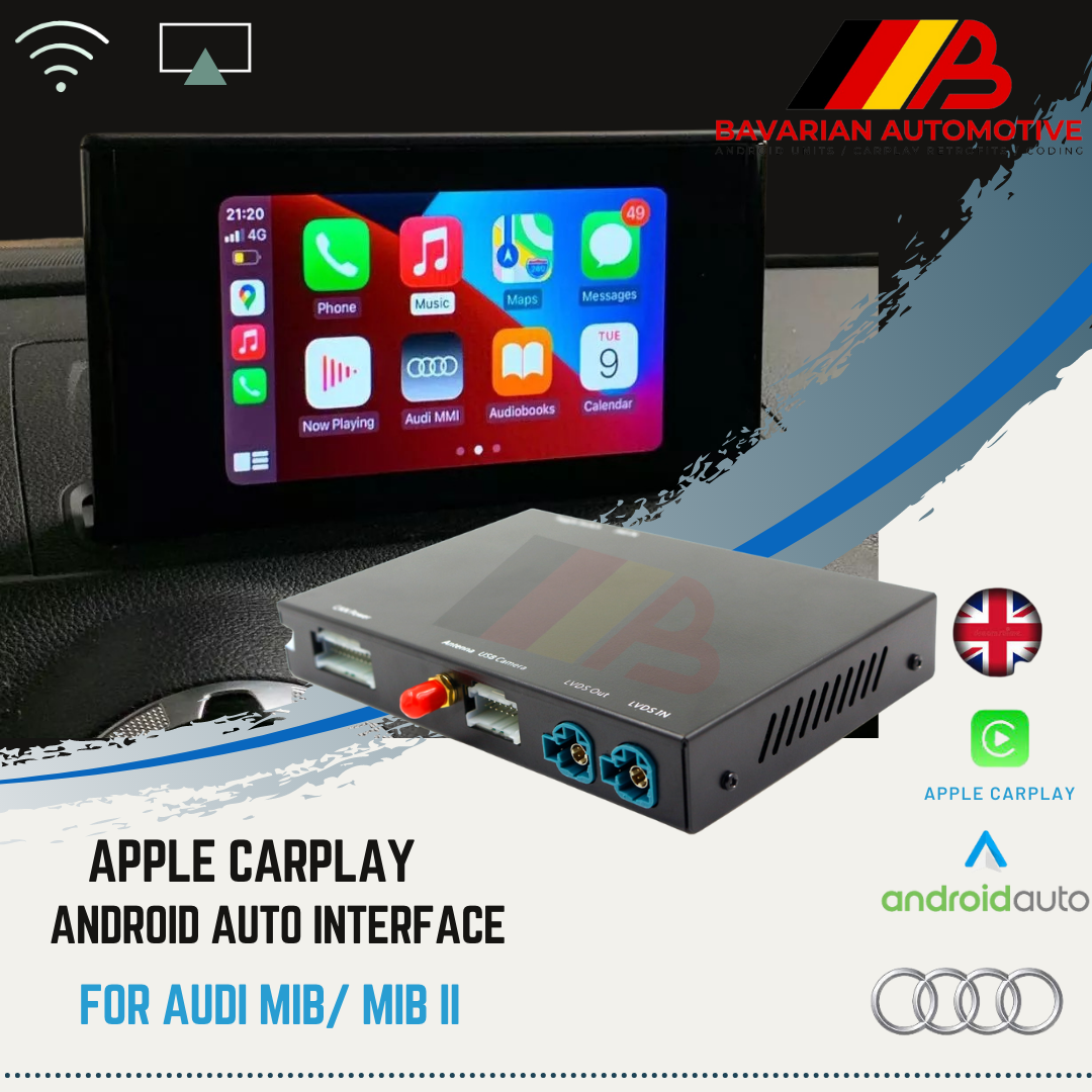 Audi Wireless CarPlay MMI Interface Unit for Apple CarPlay & Android Auto (Audi MIB / MIB2)