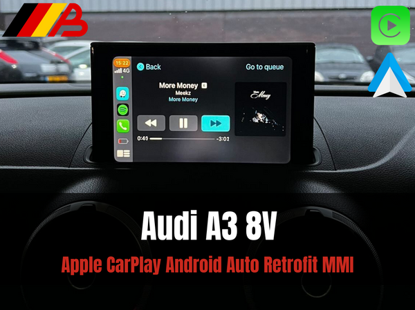 Audi Wireless Apple CarPlay Android Auto Retrofit Interface for Audi A3 8V (2013-2018)