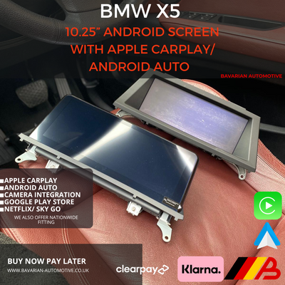 BMW E70/71 (X5/X6)  10.25” Android 13 Display Upgrade - Apple CarPlay -  Bavarian Automotive