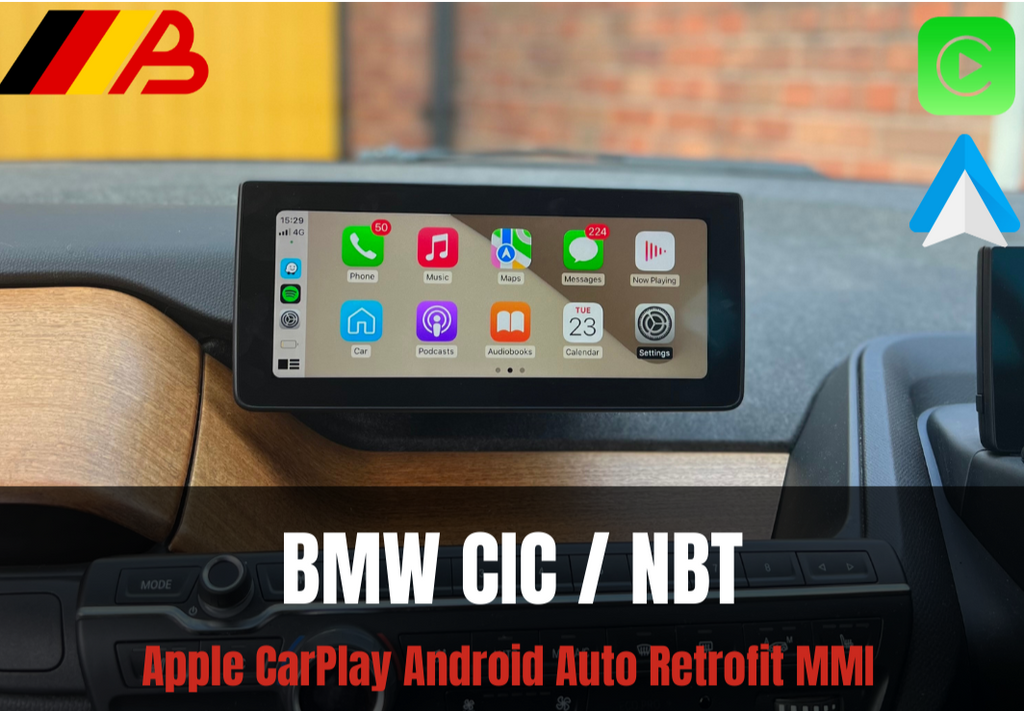 BMW F30 F31 3 series with retrofit Apple Carplay – Integrated automotive UK