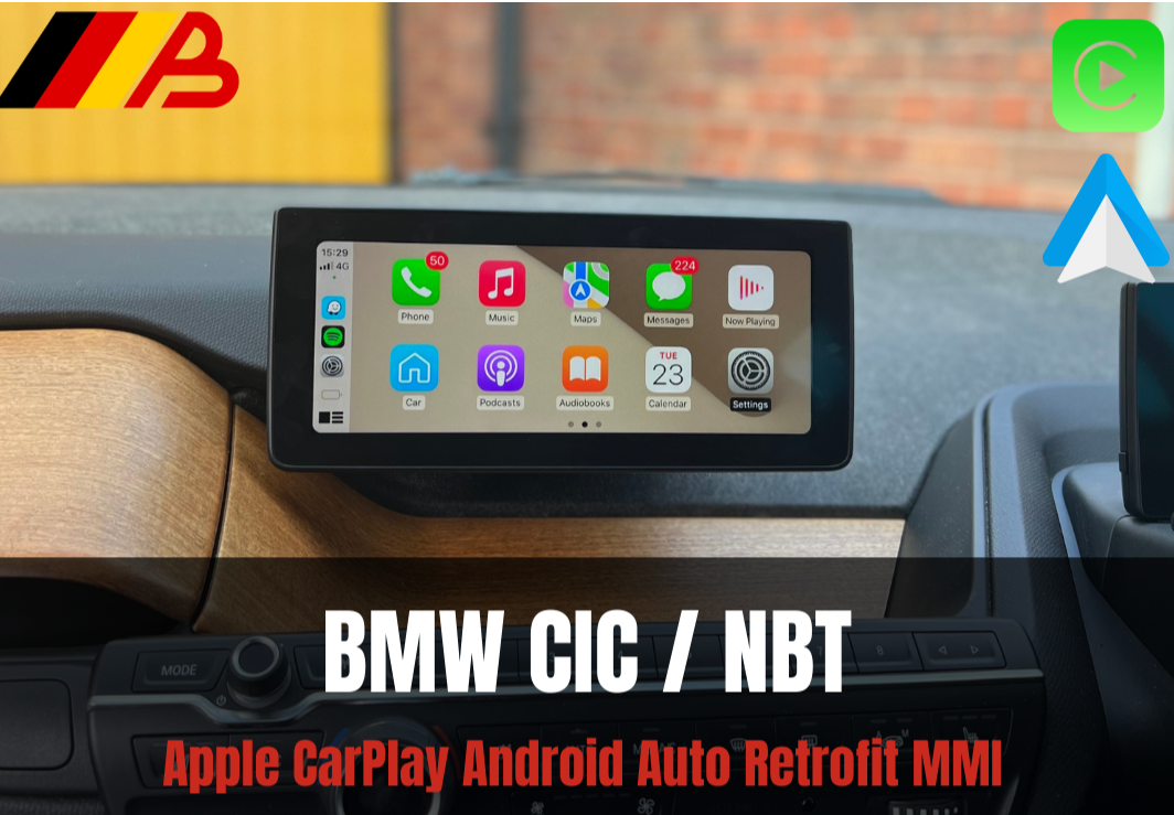 I3 Android Screen BMW i3 Wireless Apple Carplay & Android Auto Retrofit MMI - Bavarian ...