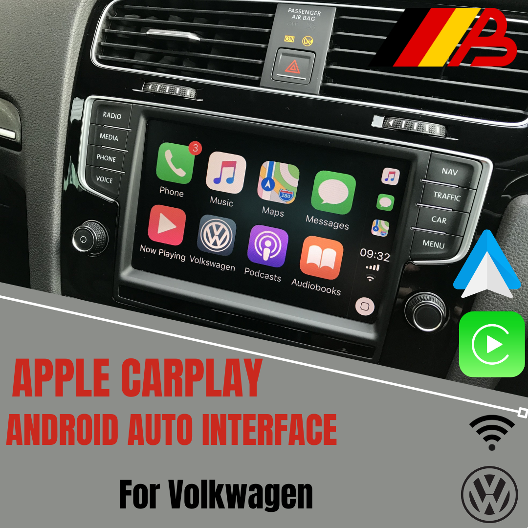 Volkswagen Wireless Apple CarPlay and Android Auto MMI Retrofit