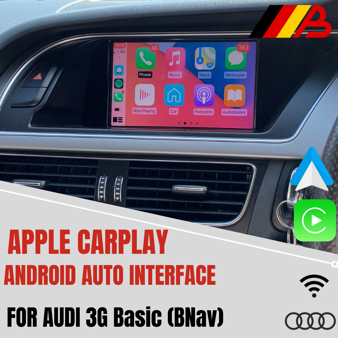 Audi Apple CarPlay and Android Auto Retrofit Interface (3G Basic BNav (A4 A5 Q5))