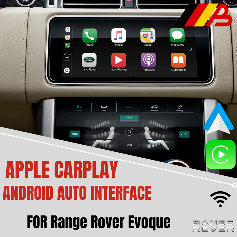 Range Rover Evoque Android Auto Range Rover Evoque Wireless Apple Carplay & Android Auto Retrofit ...