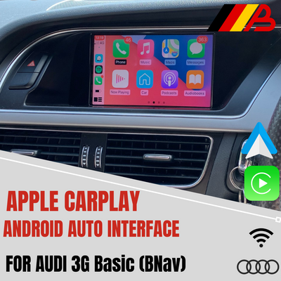 Audi Wireless Apple CarPlay and Android Auto Retrofit Interface (3G Basic BNav (A4 A5 Q5))