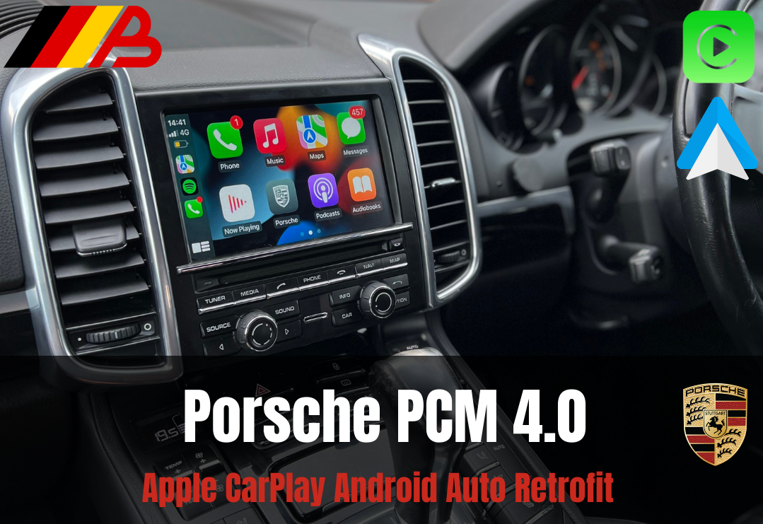 Porsche PCM 4  Wireless Apple Carplay & Android Auto Retrofit (Cayenne, Cayman, Panamera, Macan, 911)
